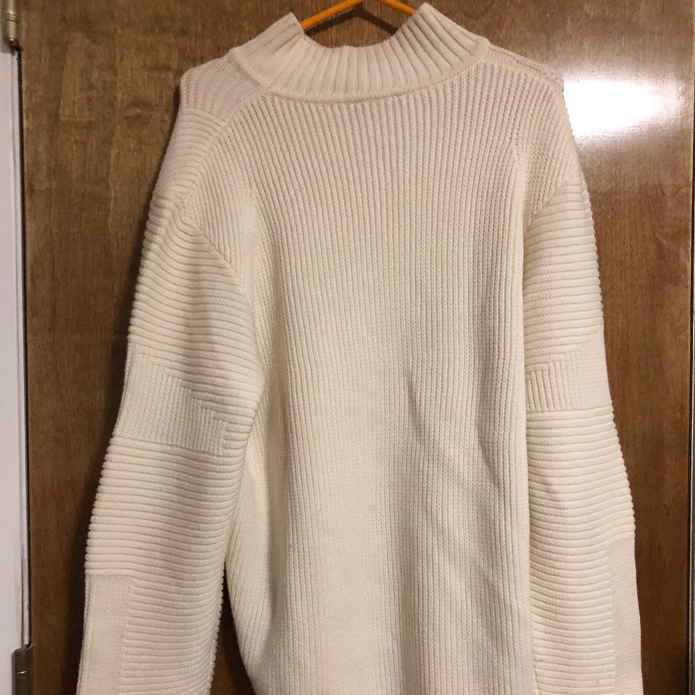 Men's Fendi White/Cream Turtleneck Sweater